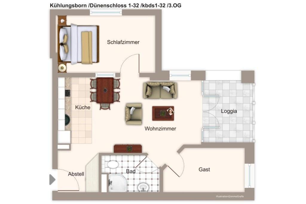 Duenenschloss Duenenschloss 1-32 Ostseebad Kühlungsborn Екстериор снимка